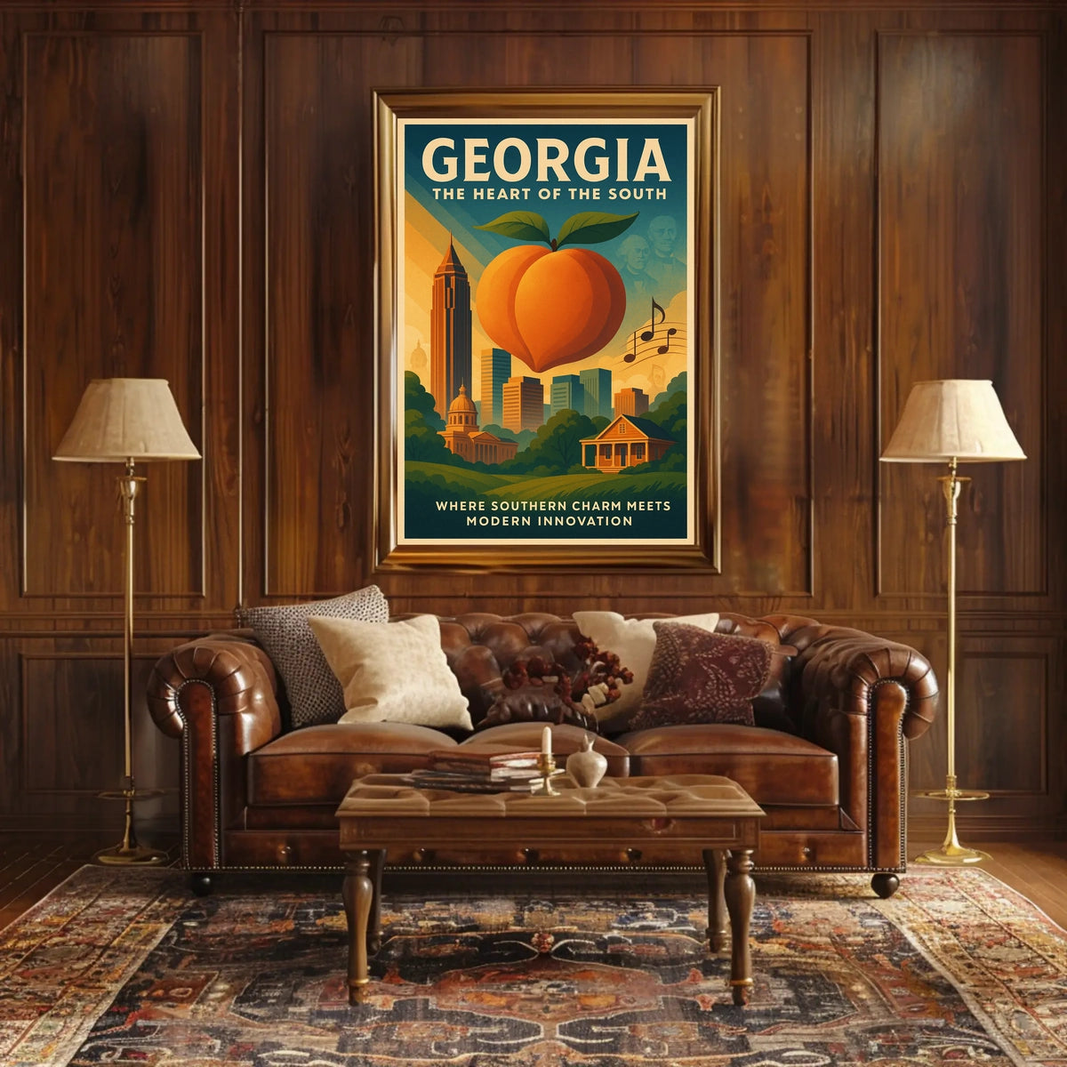 Georgia The Heart Of The South Poster
