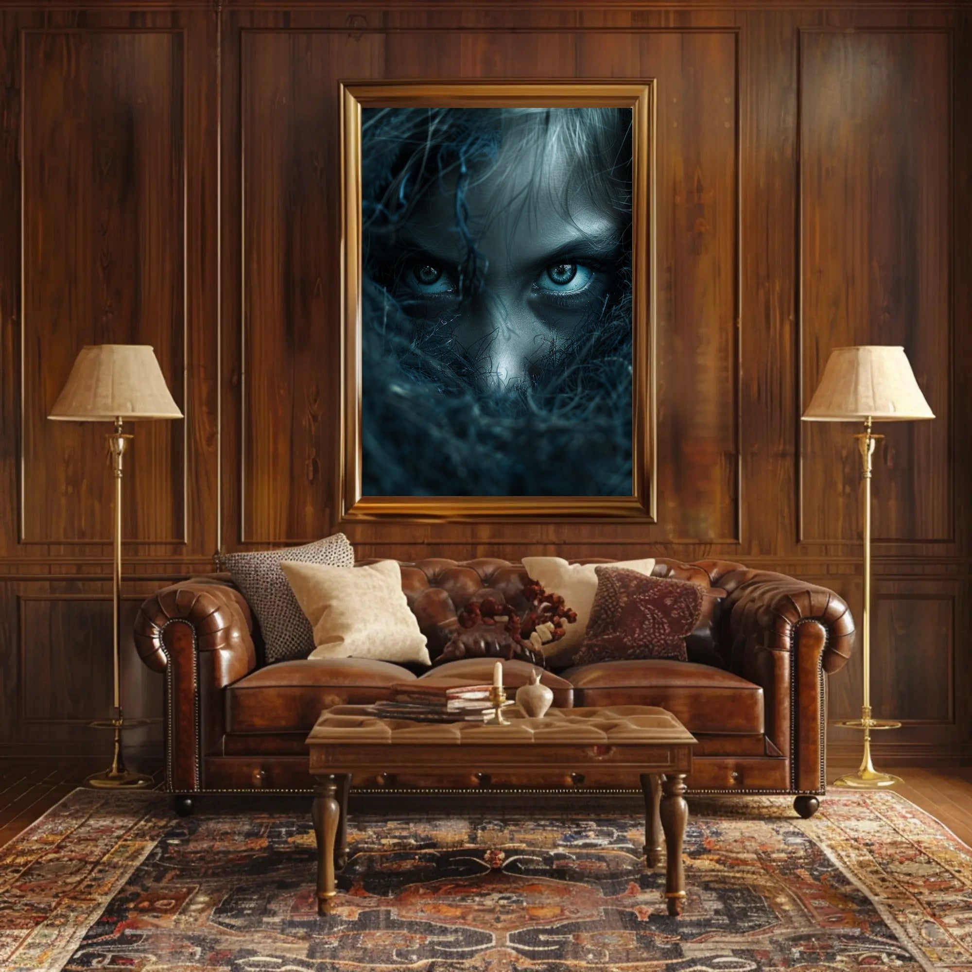 Breathtaking Abstract Landscape Poster: Vibrant Colors, Dynamic Horizon PosterGoat