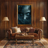 Breathtaking Abstract Landscape Poster: Vibrant Colors, Dynamic Horizon PosterGoat