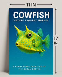 Cowfish Nature’s Quirky Marvel Poster PosterGoat