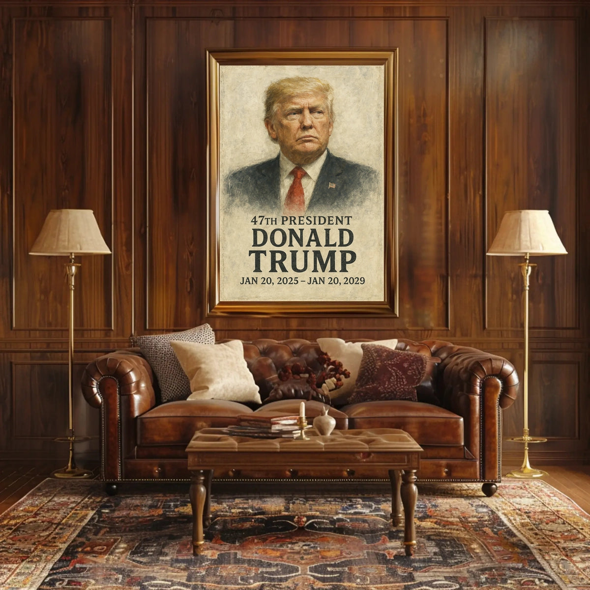 Donald Trump Visionary Expressionism Collector Poster