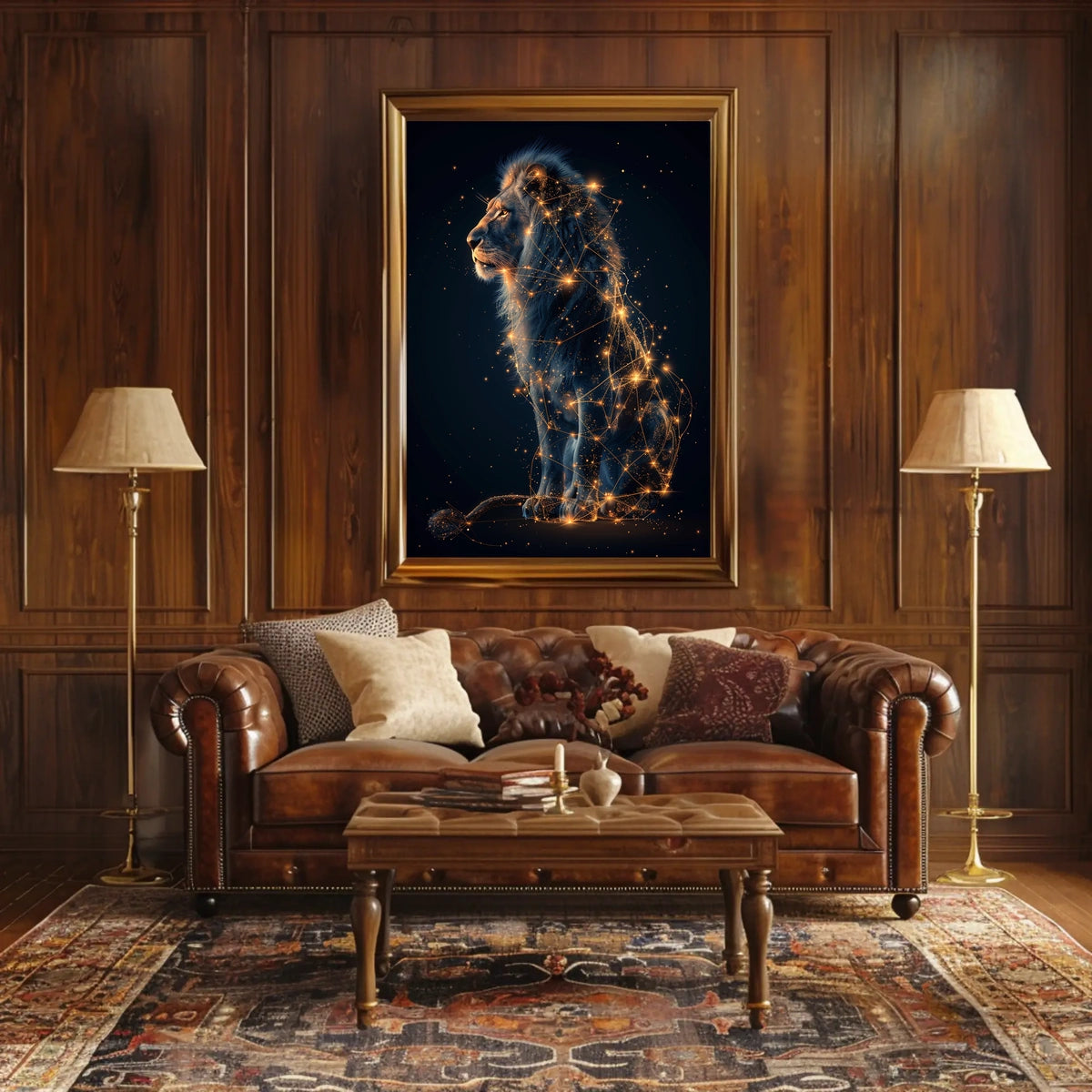 Celestial Lion Poster