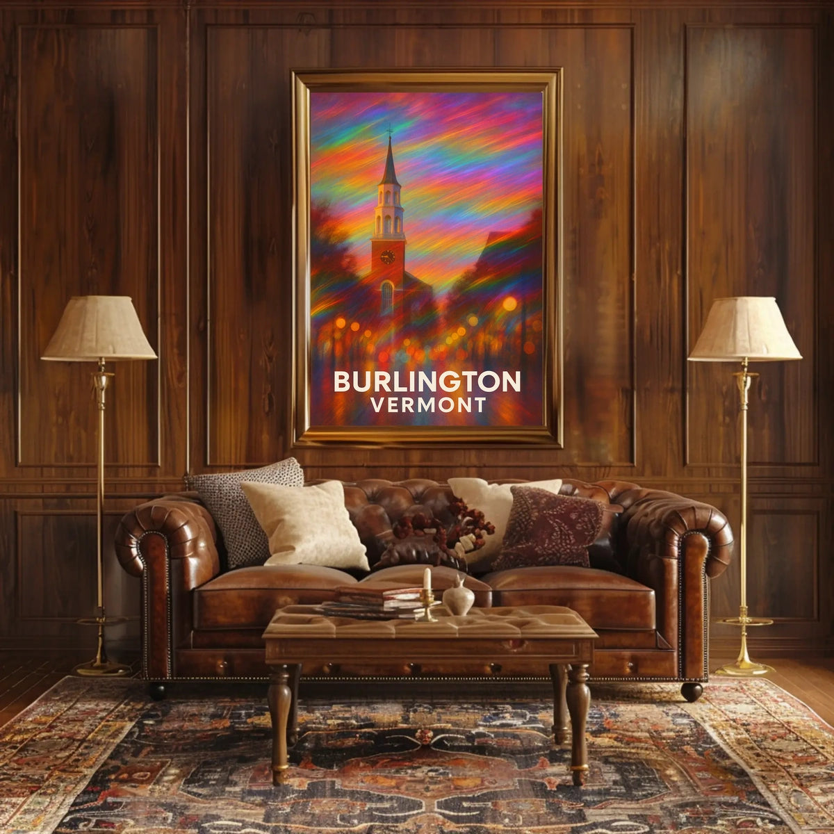 Burlington Vermont Wanderlust Photography Poster