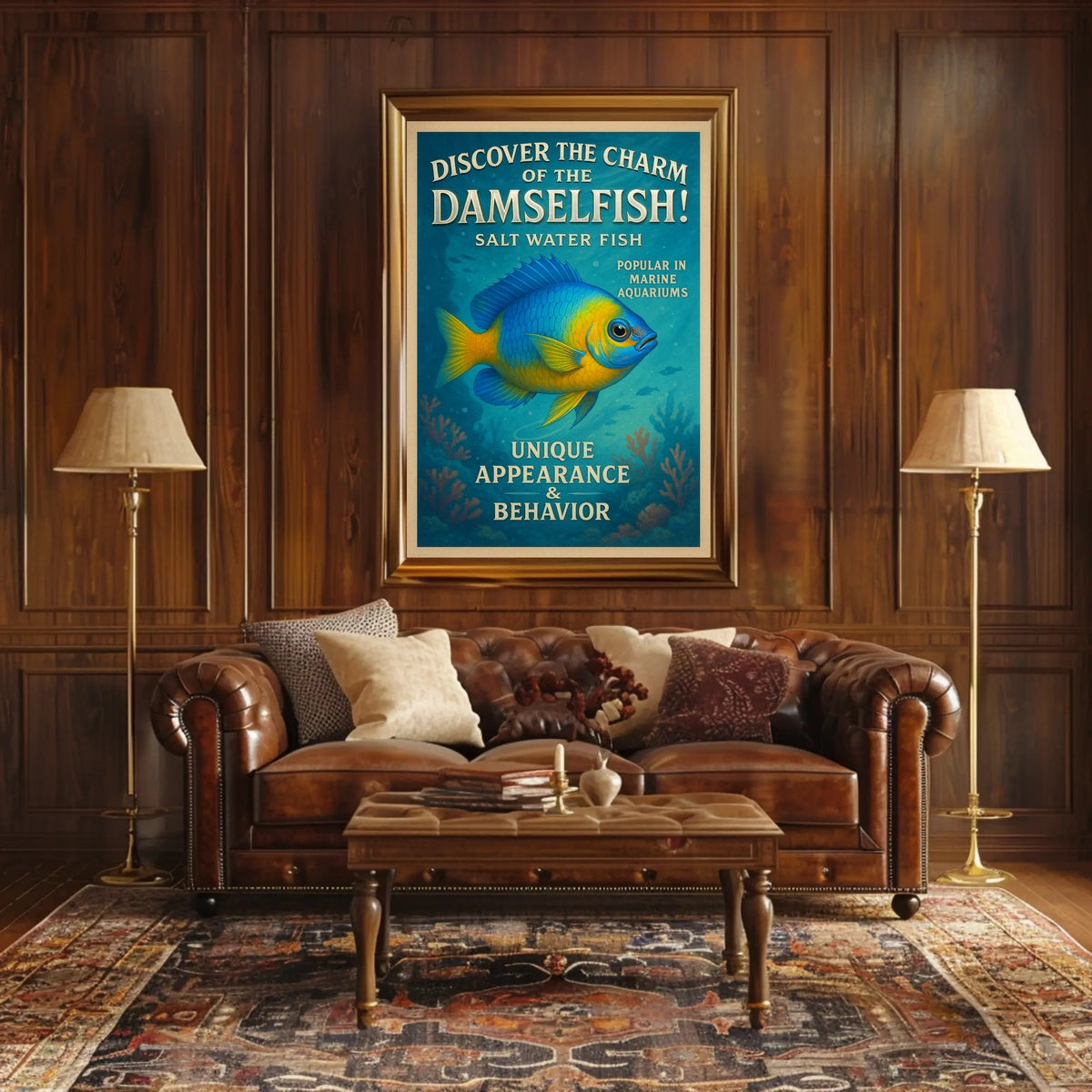 Discover the Charm of the Damselfish Poster