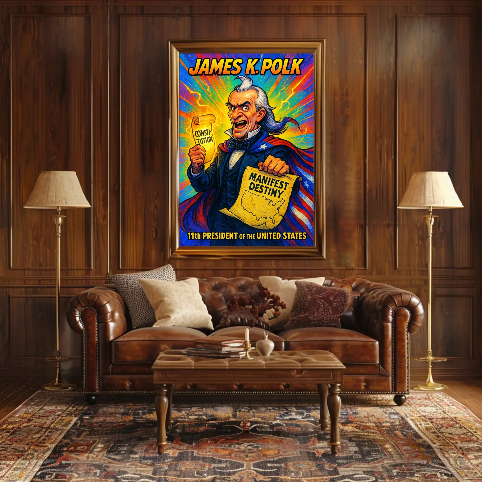 James K. Polk 11th President Poster PosterGoat