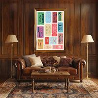 Vintage Nostalgia Ticket Collage: Travel Poster PosterGoat