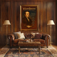 William Houston Pioneer of Visionary Thought Poster