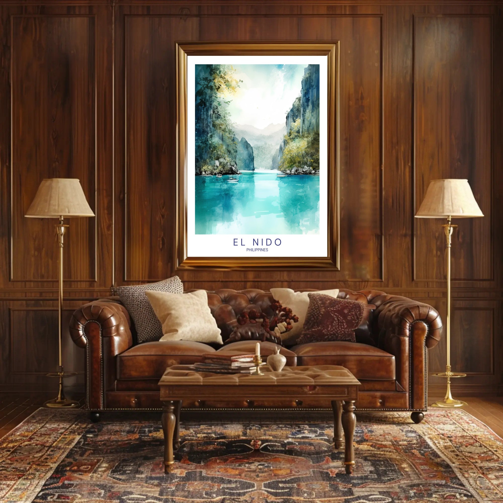 El Nido Tranquility Poster PosterGoat