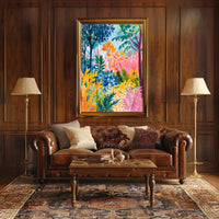 Tropical Jungle Vibe: Abstract, Artistic, or Pop Culture Poster