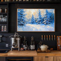 Winter's Tranquil Palette Poster