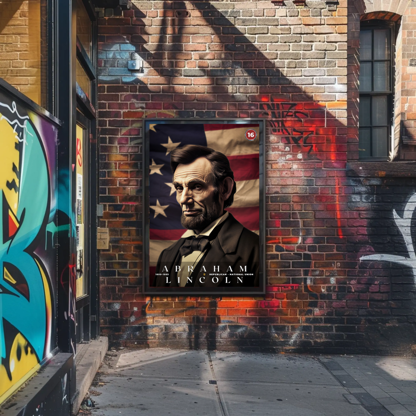 Abraham Lincoln 16th President Of The United States Portrait