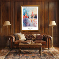 Vibrant Moscow Poster PosterGoat