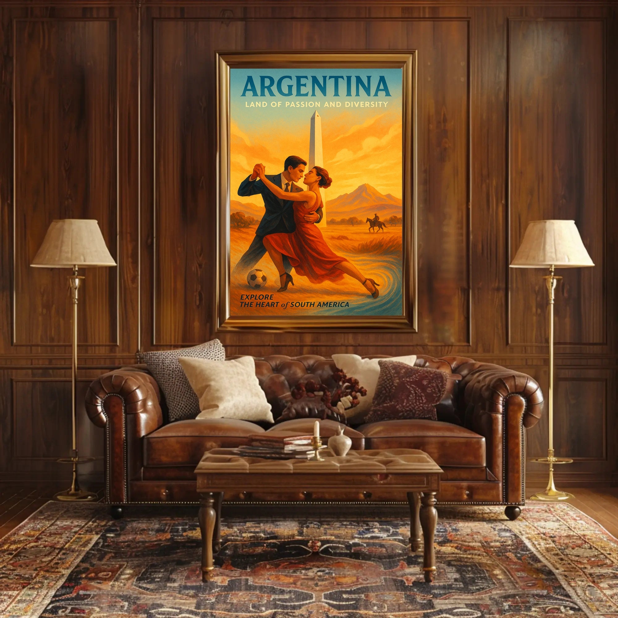 Argentina Tango Dance Passion Cultural or Heritage Poster