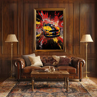 Vibrant Speed Explosion Poster PosterGoat