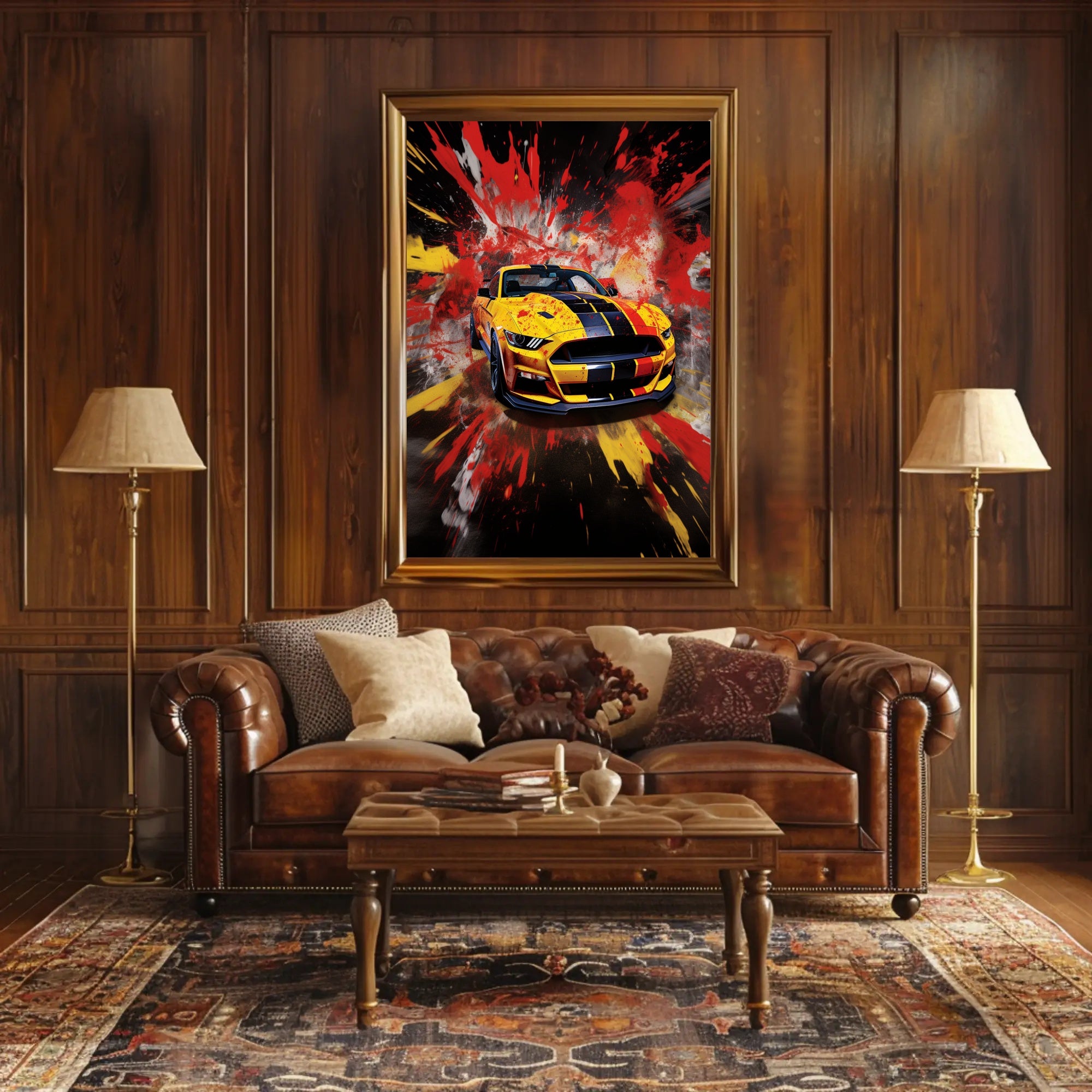 Vibrant Speed Explosion Poster PosterGoat