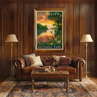 Mississippi National Park Poster