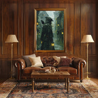 Dark Fantasy Plague Doctor Gothic Mystery Poster PosterGoat