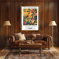 William Morris Cotton Prints Exhibition Cultural Poster