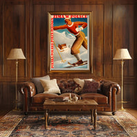 Skiing Adventure in Poland Travel Poster PosterGoat