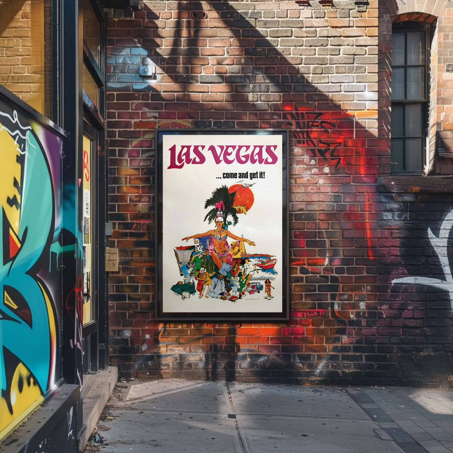 Las Vegas Come and Get It Travel Poster