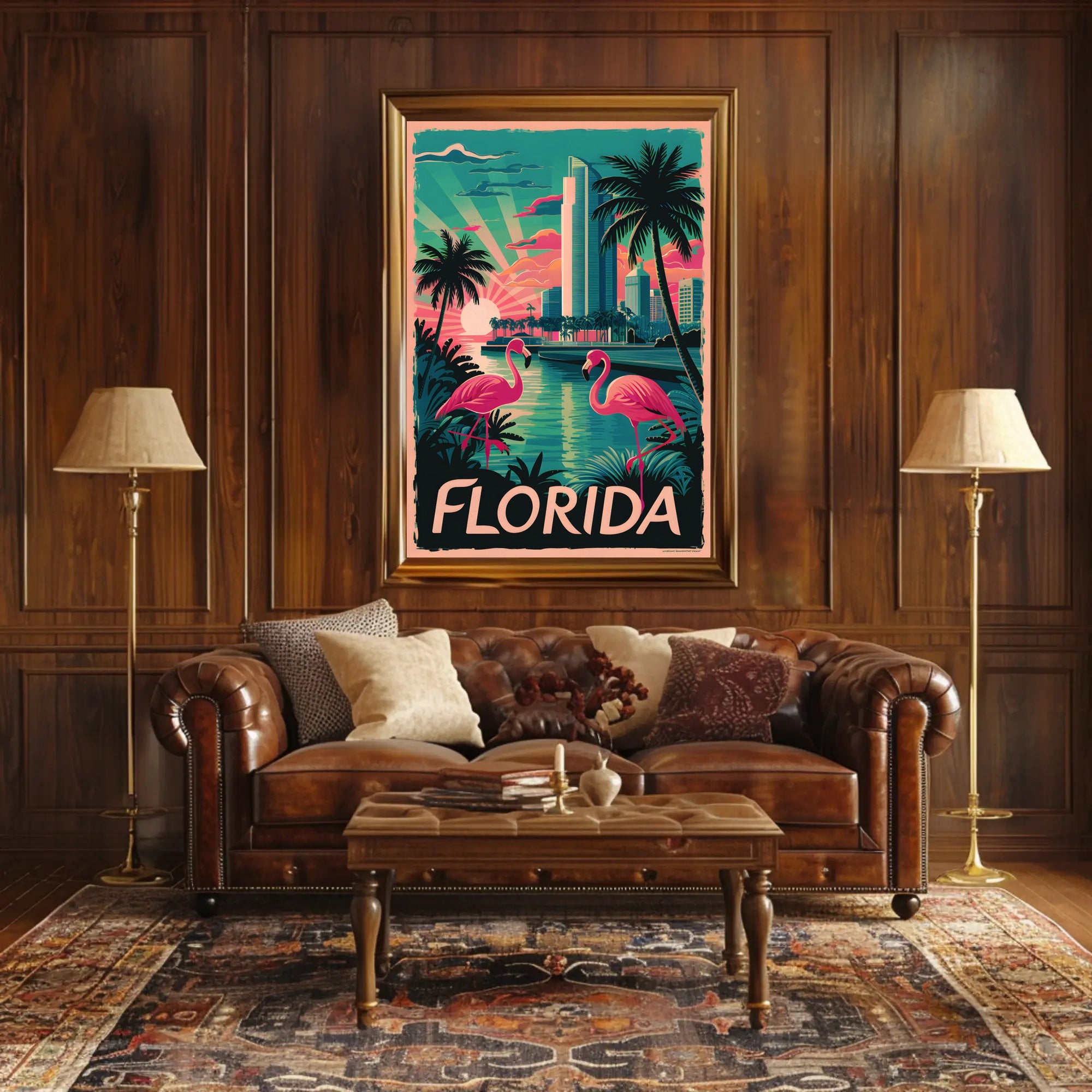 Vibrant Florida Sunset Poster