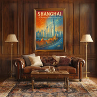 Shanghai A Harmony of Tradition and Modernity Poster