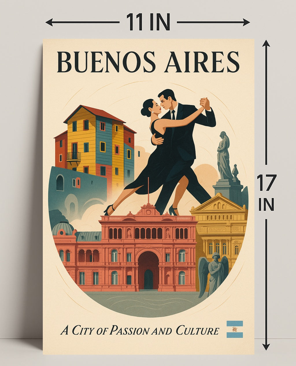 Buenos Aires City Of Passion And Culture Poster PosterGoat
