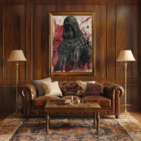The Enigmatic Figure Art Poster Decor for Home and Office PosterGoat