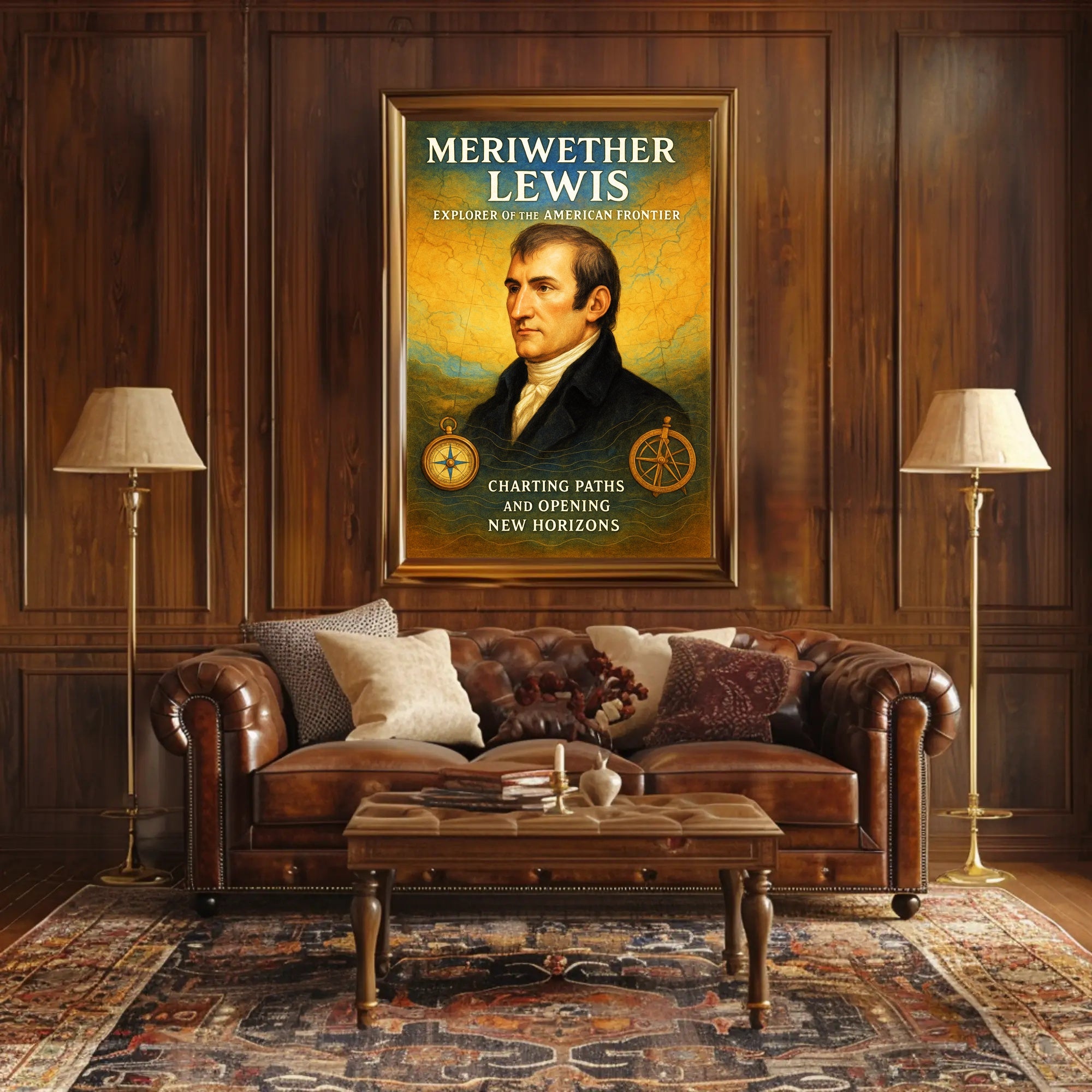 Meriwether Lewis - Explorer of the American Frontier Poster PosterGoat