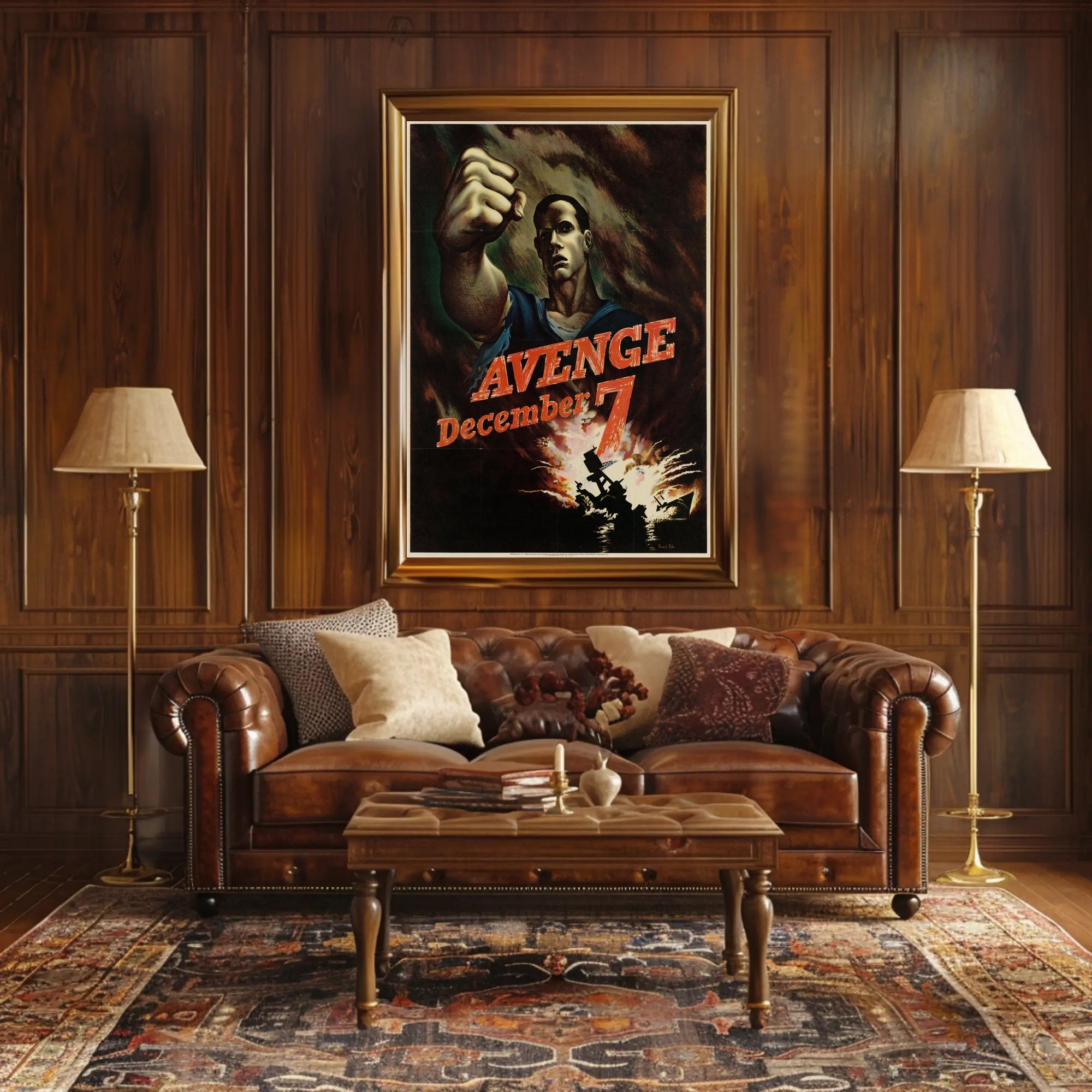 Avenge December 7 Poster PosterGoat