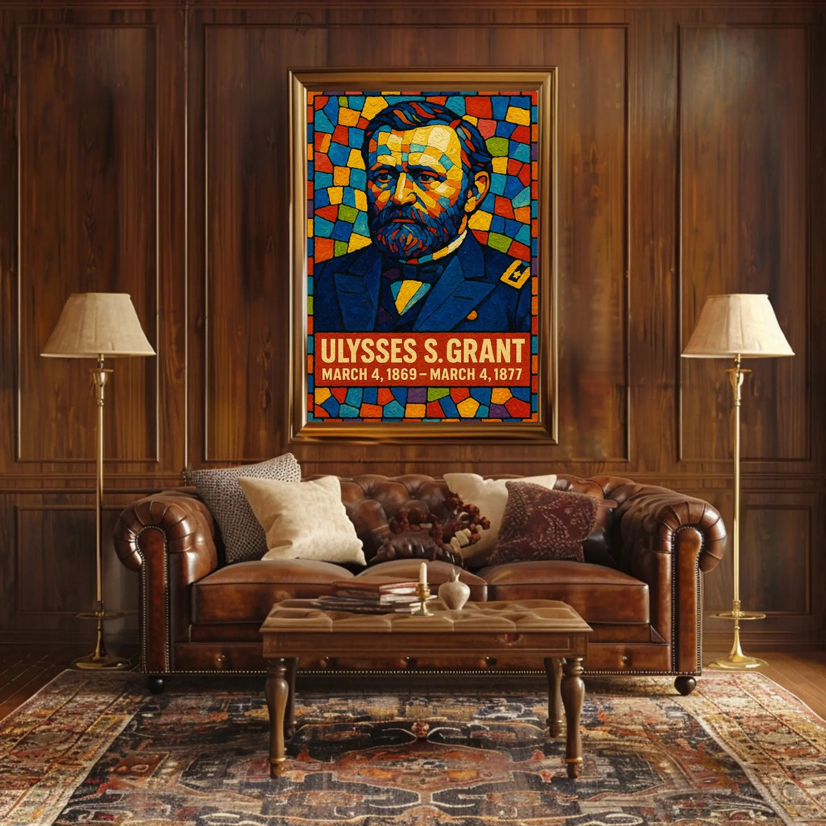 Ulysses S. Grant 18Th President Poster