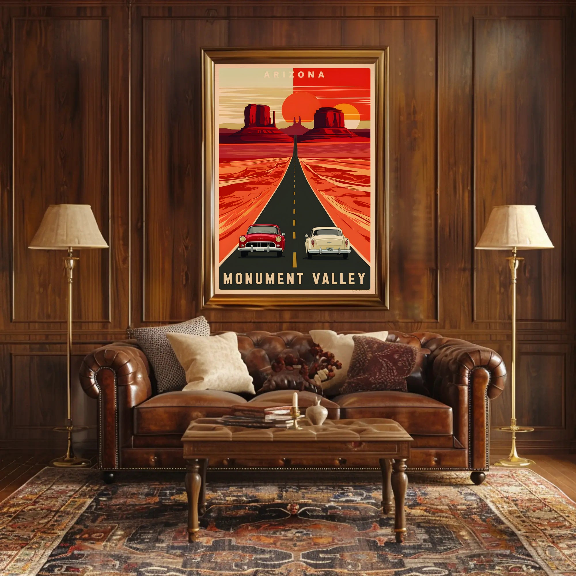 Monument Valley Road Trip Poster