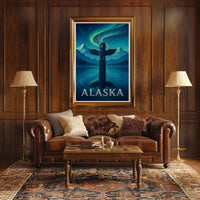 Alaska Land of the Northern Lights Poster