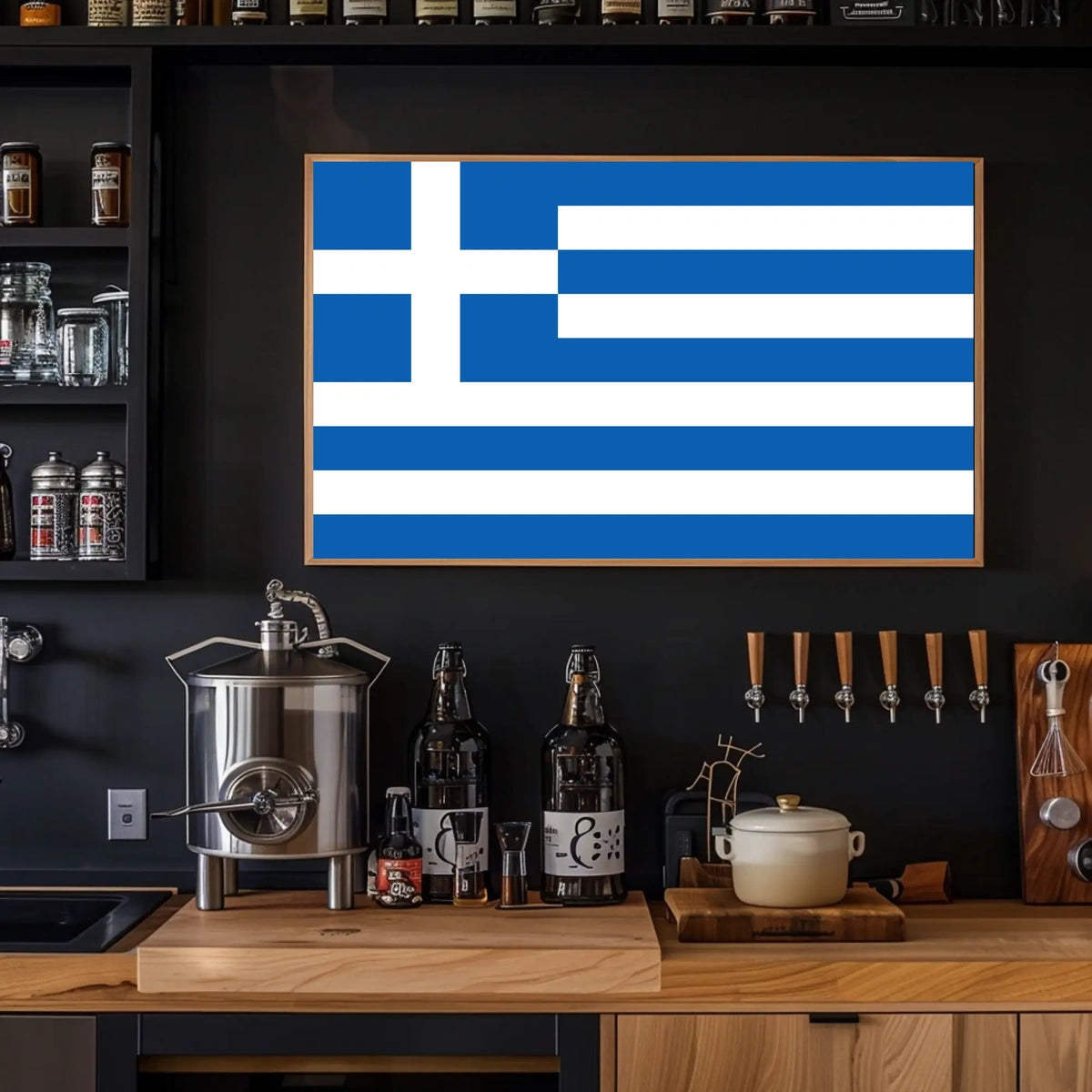 Greece Flag Poster