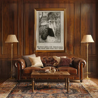 Vintage Wartime Propaganda Poster: Patriotic Resource Management Art PosterGoat