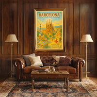 Barcelona The Enchanting Jewel of Catalonia Poster