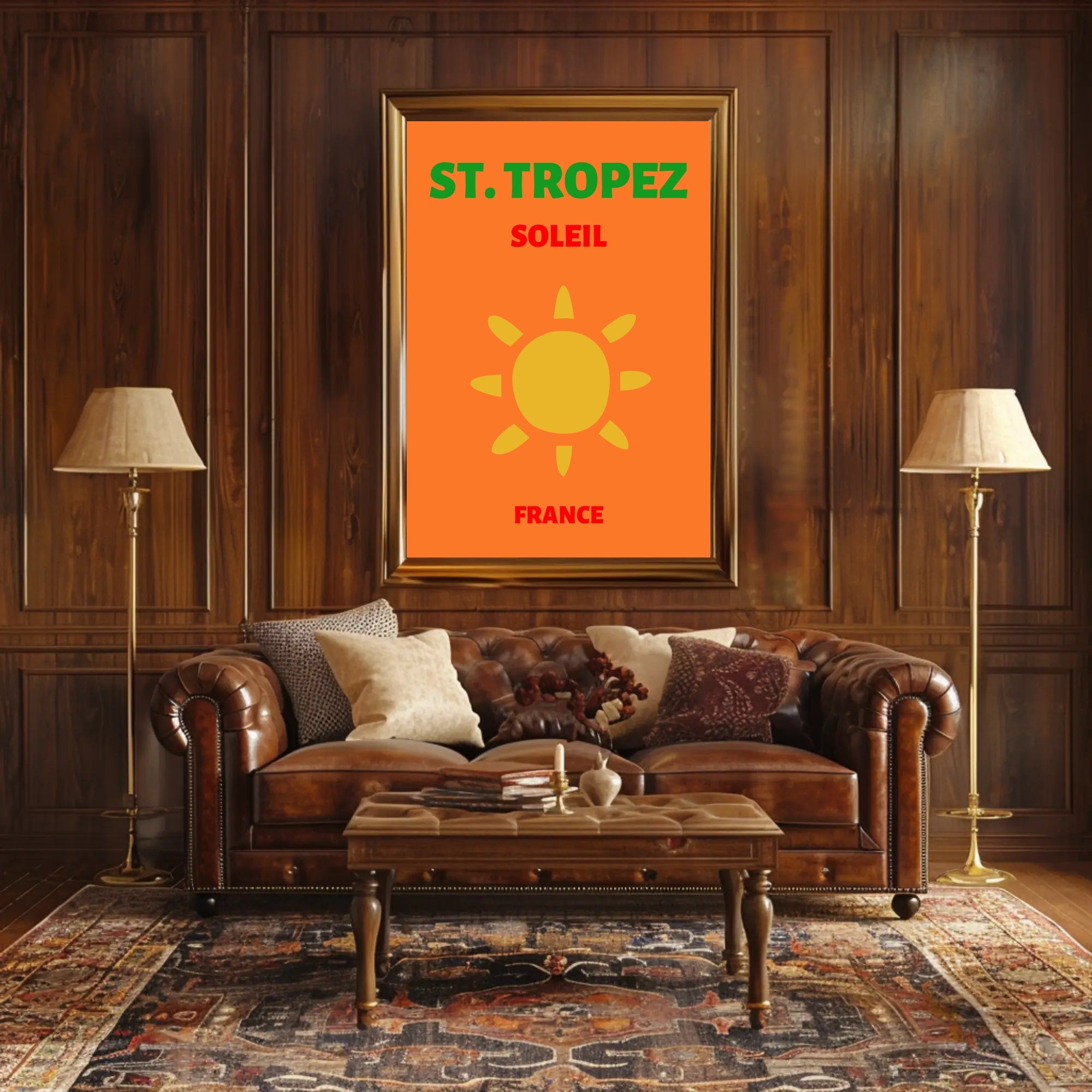 St. Tropez Sun-Kissed Beaches Travel Poster PosterGoat