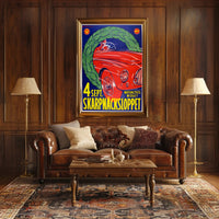 Skarpnäcksloppet Motorcykel and Midget Race Poster