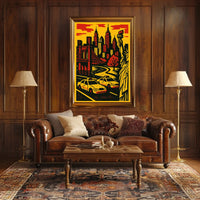 New York Vibes Poster For City Lovers Bold Wall Art