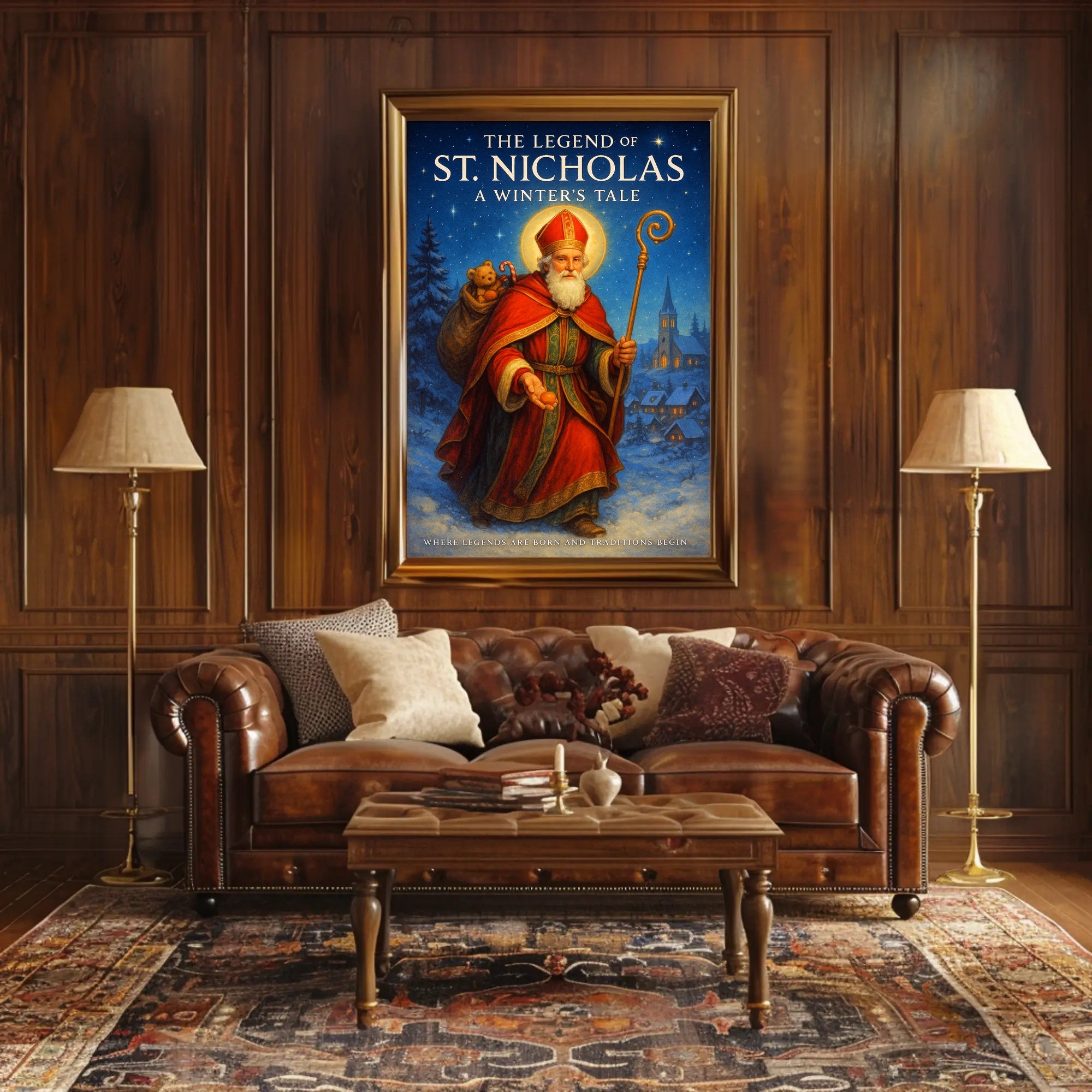 The Legend of St. Nicholas Poster PosterGoat