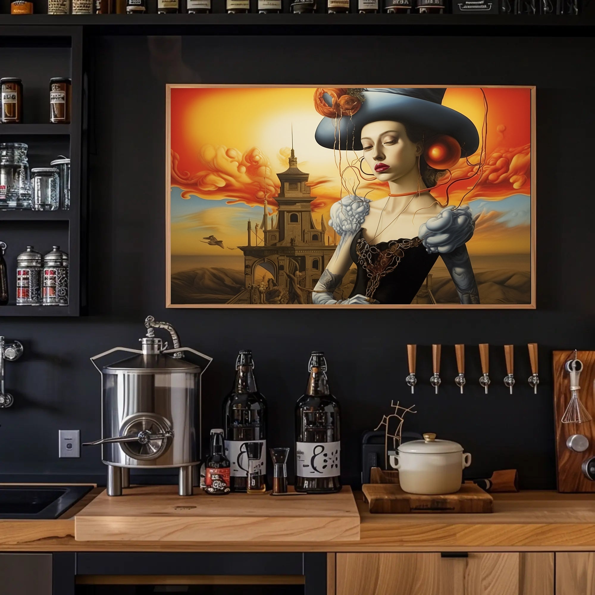 Dreambound Muse – Surreal Fantasy & Reality Poster