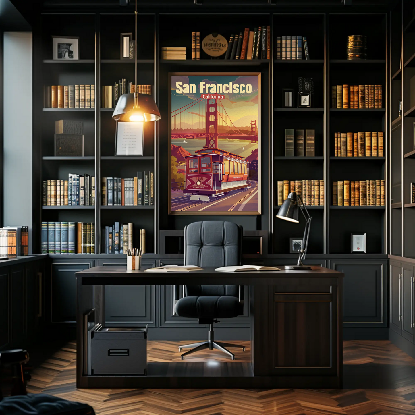Golden Gate Bridge San Francisco Travel Poster