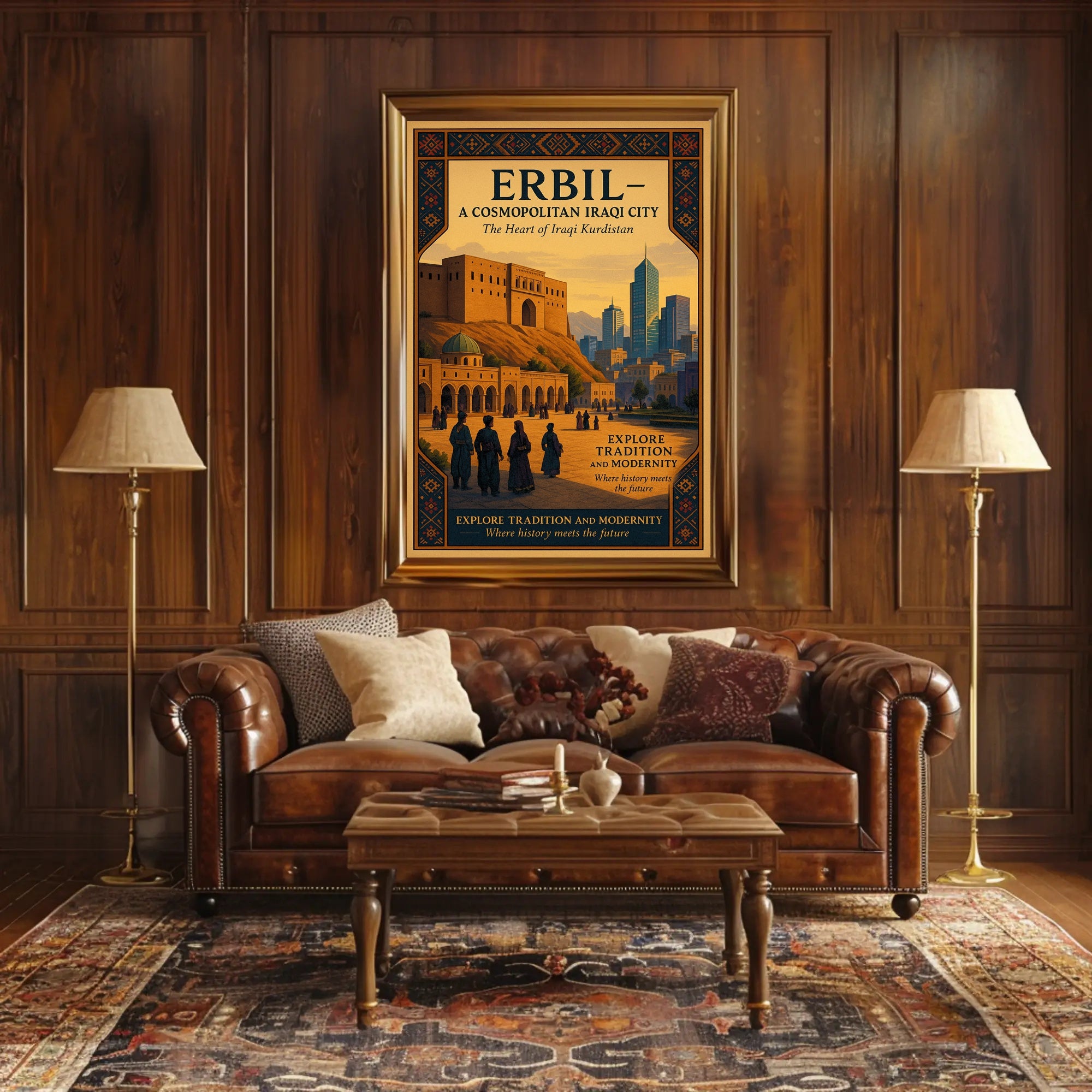 Erbil A Cosmopolitan Iraqi City Poster PosterGoat