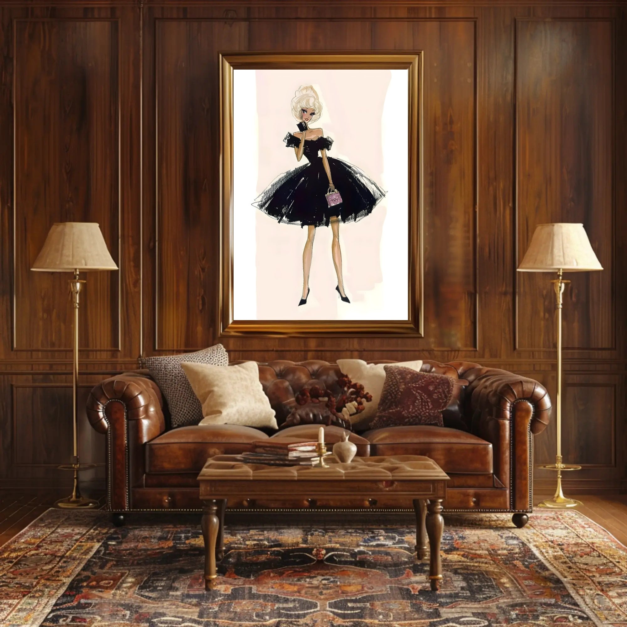 Elegant Fashion Illustration Poster