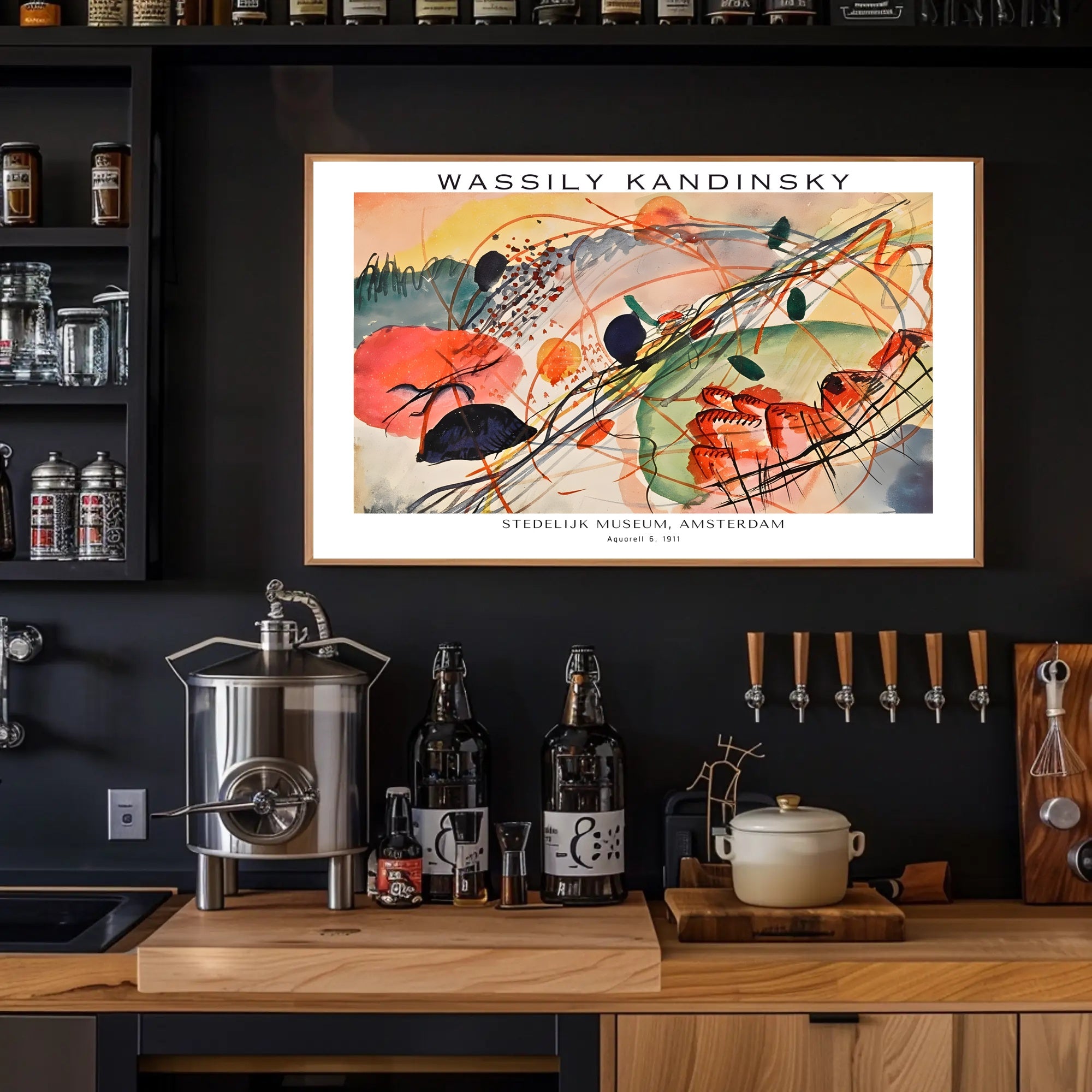 Wassily Kandinsky Aquarell 6 1911 Poster