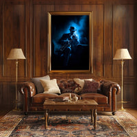 Saxophone in the Shadows Poster