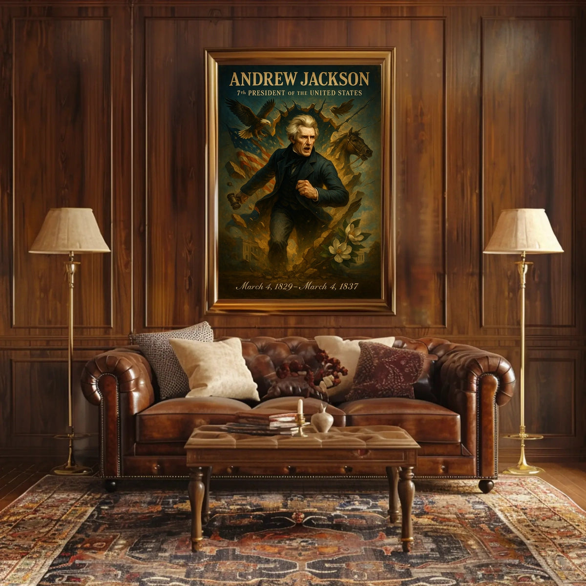 Andrew Jackson 7th President Poster