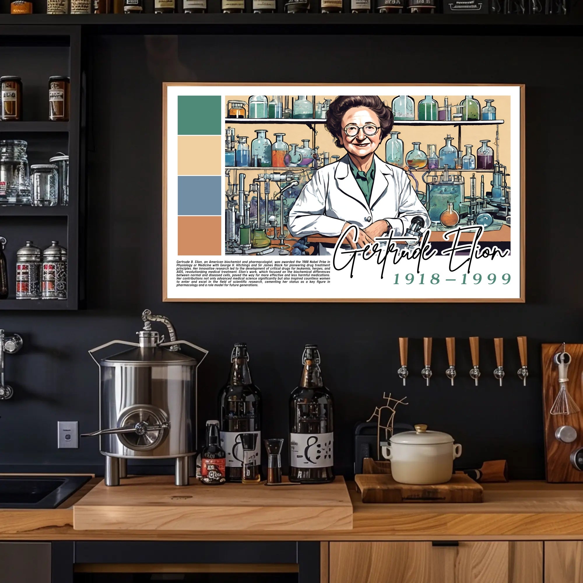 Gertrude Elion: A Legacy in Pharmacology Poster