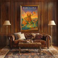Barcelona Artistry in the Heart of Catalonia Poster
