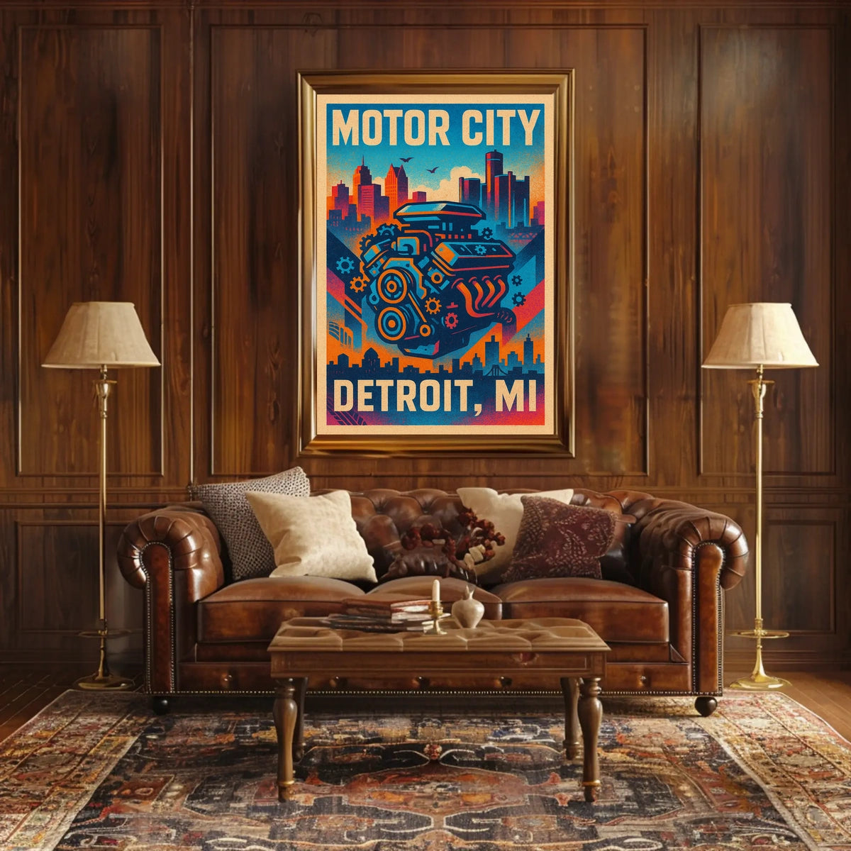 Motor City Detroit, MI Poster